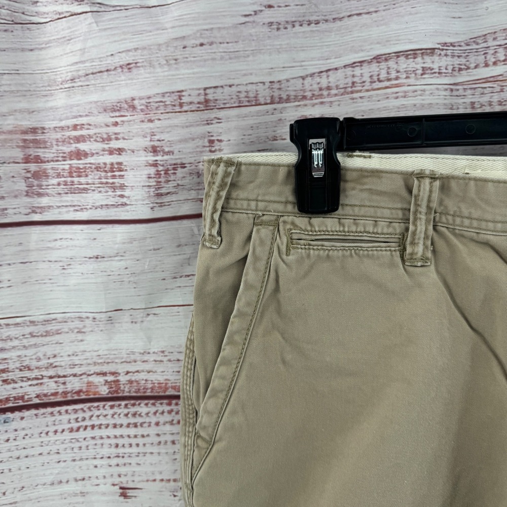Polo Ralph Lauren Shorts Size Mens 32 Relaxed Fit Khaki Chino Cotton Twill Pony - Picture 2 of 10